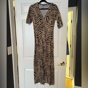 ASOS Safari Zebra Print Dress 8